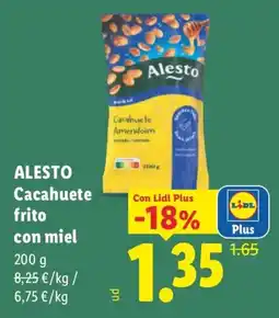 Lidl Alesto Cacahuate frito con miel oferta