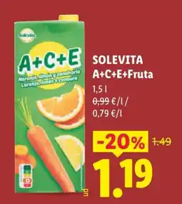 Lidl Solevita A+C+E+Fruta oferta