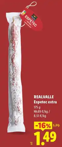 Lidl Realvalle Espetec extra oferta