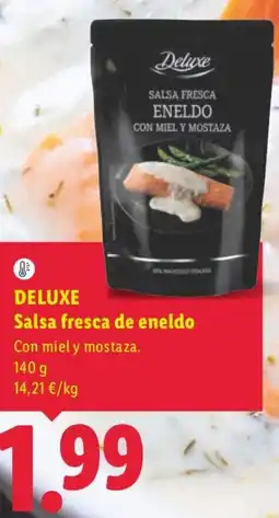 Lidl Deluxe salsa fresca de eneldo oferta