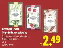 Lidl lord nelson té prémium ecológico oferta