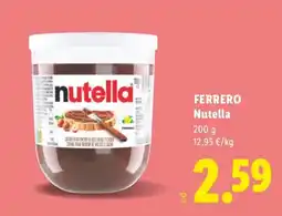 Lidl Ferrero Nutella oferta