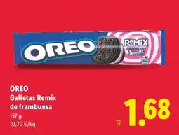 Lidl Oreo galletas remix de frambuesa oferta