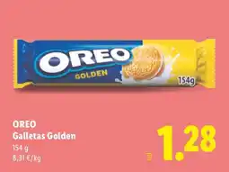 Lidl Oreo galletas golden oferta