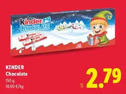 Lidl Kinder Chocolate oferta
