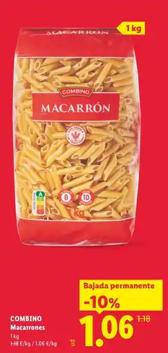 Lidl Combino Macarrones oferta