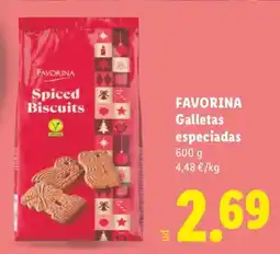 Lidl favorina galletas especiadas oferta