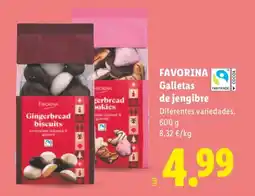 Lidl favorina galletas de jengibre oferta
