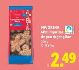 Lidl favorina mini figuritas de pan de jengibre oferta