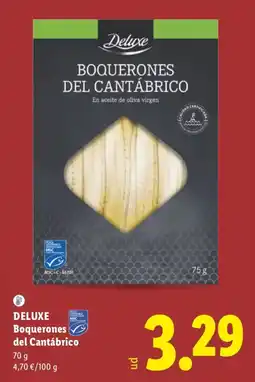 Lidl Deluxe boquerones del cantábrico oferta