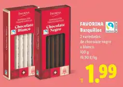 Lidl Favorina barquillos oferta