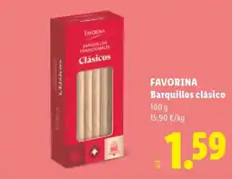 Lidl favorina barquillos clásico oferta