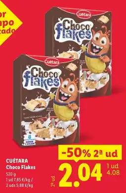 Lidl Cuétara Choco Flakes oferta