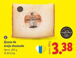 Lidl Queso de oveja ahumado oferta