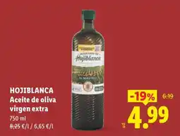 Lidl Hojiblanca aceite de oliva virgen extra oferta