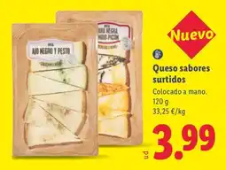 Lidl Queso sabores surtidos oferta