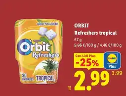 Lidl orbit refreshers tropical oferta