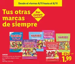 Lidl Haribo favoritos oferta