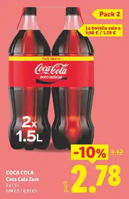 Lidl Coca Cola Coca Cola Zero oferta
