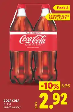 Lidl Coca Cola Sabor Original oferta