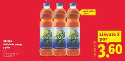 Lidl Nestea bebida de mango y piña oferta
