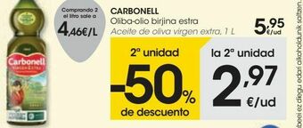 Eroski Carbonell aceite de oliva virgen extra oferta