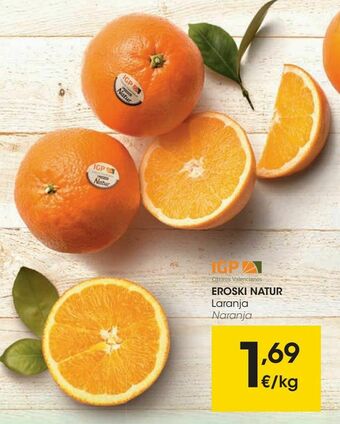 Eroski Eroski natur naranja oferta