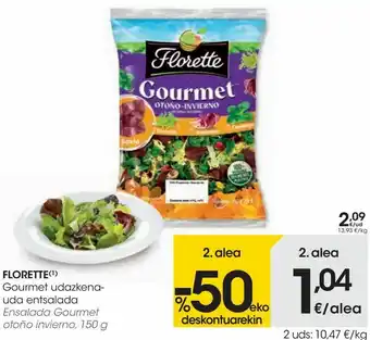 Eroski Florette ensalada gourmet otoño invierno oferta