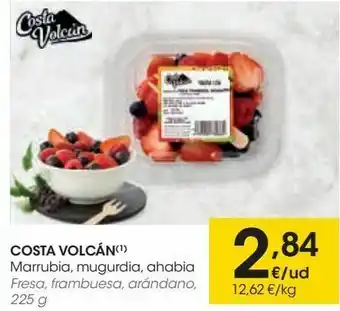 Eroski Costa volcán fresa, frambuesa, arándanos oferta