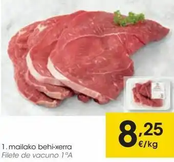 Eroski Filete de vacuno 1ªa oferta