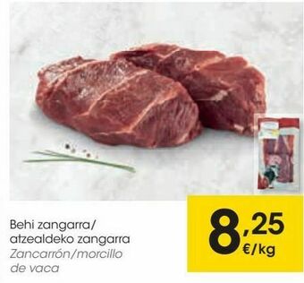 Eroski Zancarrón/morcillo de vaca oferta
