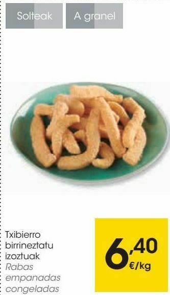 Rabas empanadas congeladas