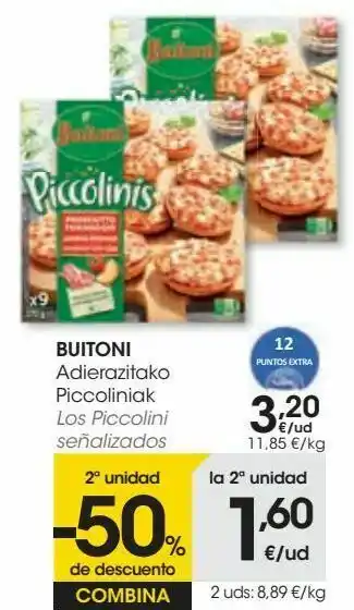 Eroski Buitoni los piccolini oferta