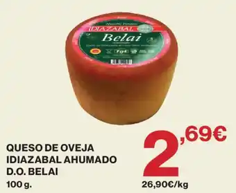 Idiazabal Belai queso de oveja ahumado