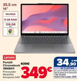 Carrefour Lenovo Portátil Chromebook 18M8911 oferta
