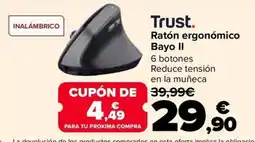 Carrefour Trust ratón ergonómico Bayo II oferta