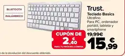 Carrefour Trust Teclado Basics Ultrafino oferta