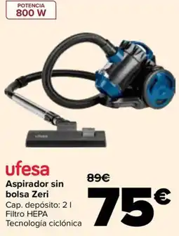 Carrefour ufesa Aspirador sin bolsa Zeri oferta