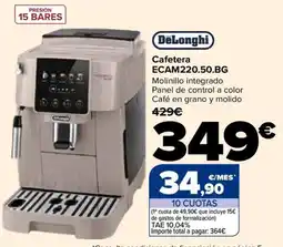 Carrefour DeLonghi cafetera ecam220.50.bg oferta