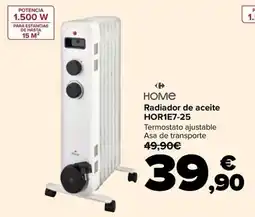 Carrefour Home radiador de aceite hor1e7-25 oferta