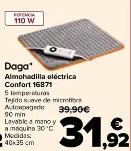 Carrefour Daga Almohadilla eléctrica Confort 16871 oferta