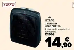 Carrefour Home calefactor hfh20br-26 oferta