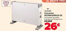 Carrefour Home convector hconv2000js-25 oferta