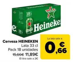 Carrefour Cerveza Heineken oferta