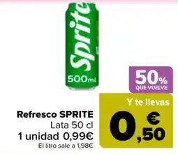 Carrefour Sprite refresco oferta