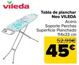 Carrefour Vileda tabla de planchar neo oferta