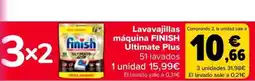 Carrefour Finish lavavajillas máquina Ultimate Plus oferta