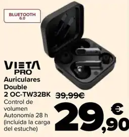 Carrefour Vieta Pro Auriculares Double 2 OC-TW32BK oferta