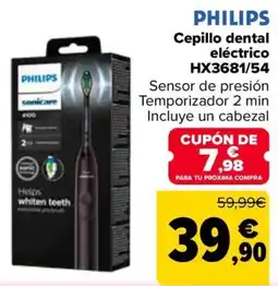 Carrefour Philips cepillo dental eléctrico hx3681/54 oferta