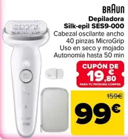 Carrefour Braun depiladora silk-epil ses9-000 oferta